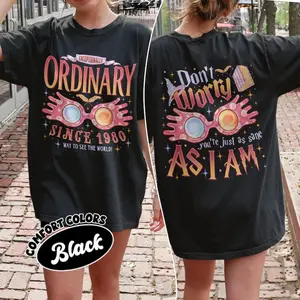 Magical Glasses Wizard Movie Shirt Comfort Colors, Exceptionally Ordinary Wizard T Shirt, Wizarding School Tee, Sane As I Am
