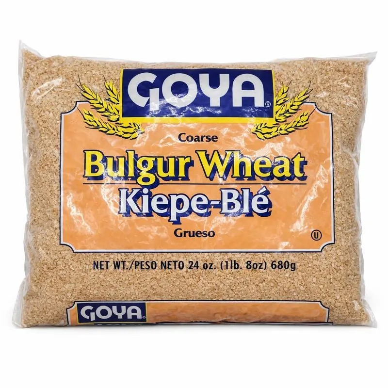 Goya Foods Traditional High-Fiber Bulgur Wheat Grain - 24oz Nutritious Grain, Middle East & West Africa Staple, Vegetarian (Cracked Wheat, Burghul, Bourghol, Kiepe-Ble, Grueso)