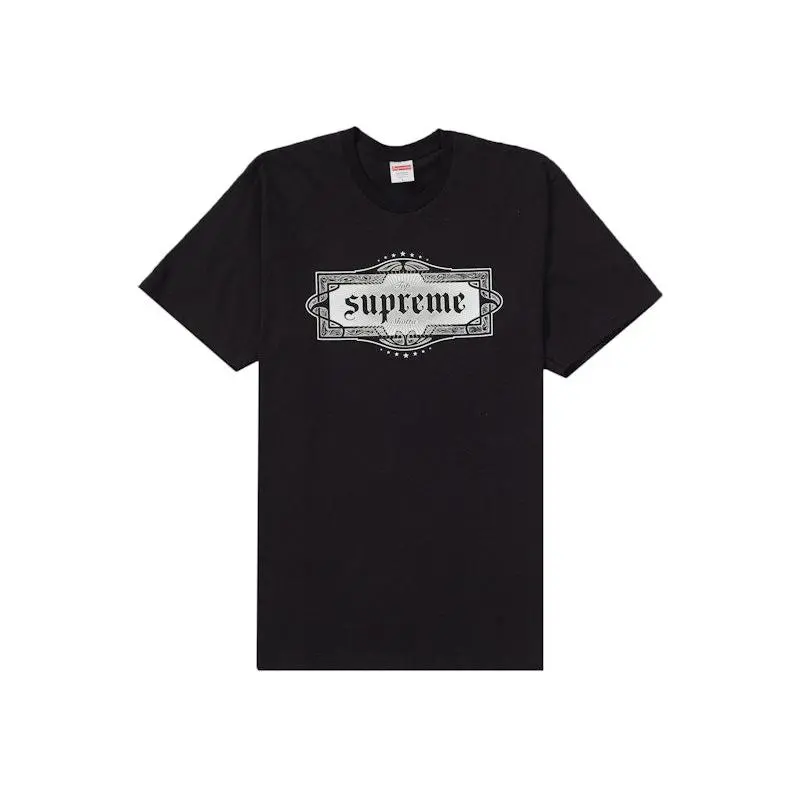 Supreme Men's Top Shotta Tee Black, from StockX