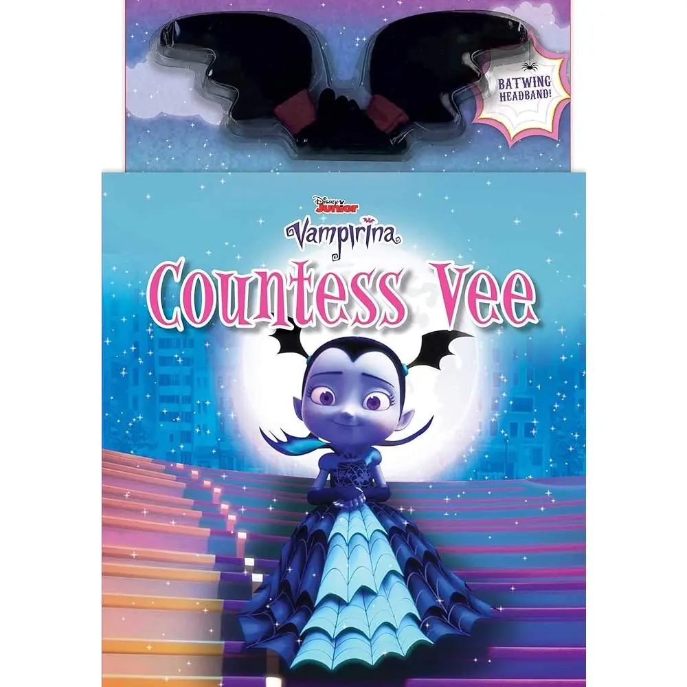 Vampirina Countess Vee Bat Wings, Courage & Heart Lift-the-Flap Vampire Book for 3-7 Years Old, Children's Literature & Art Book