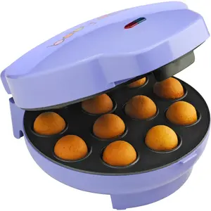 Cake Pop Maker by Select Brands - Kit for Birthdays & More - Includes Decorating Stand & 50 Sticks - Features Non-Stick Coating - Makes 12 Cake Pops