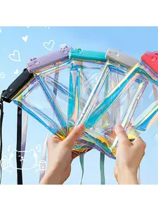 1pc Waterproof Phone Case With Strap Drift Diving Swimming Waterproof Bag For Mobile Cover Pouch Bag Case Underwater Dry Bag Case，For Household, Office, Travel，must-have for swimming on the beach Swimming Accessories