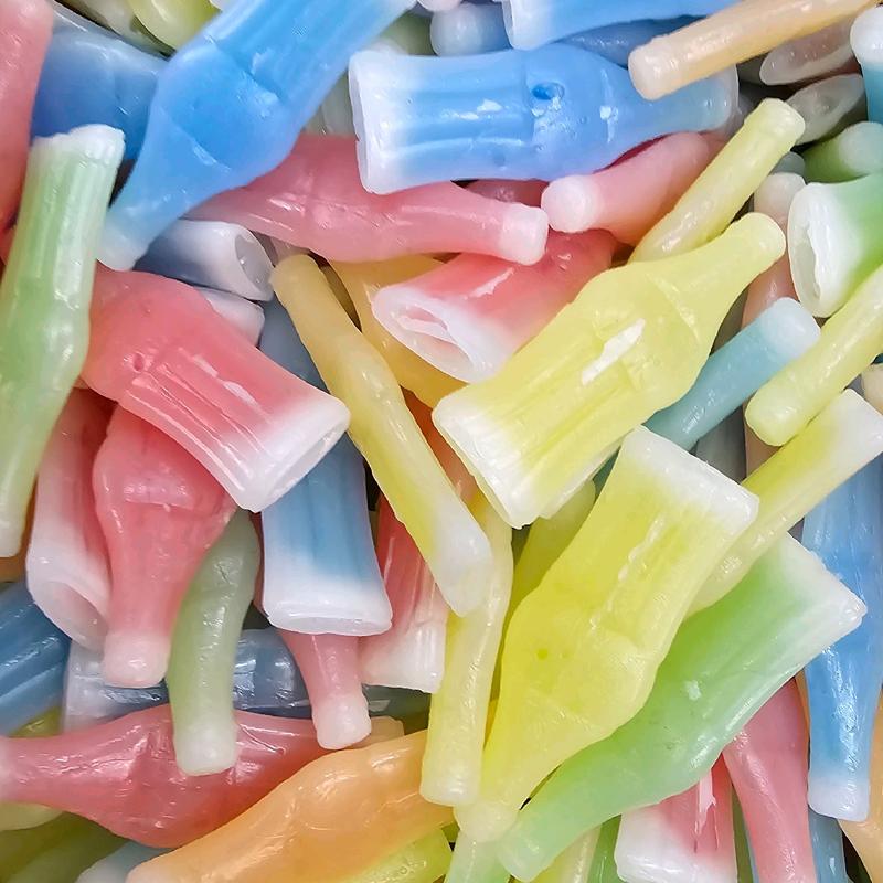 Nik-L-Nips Vintage Wax Bottle Candy Drinks Filled with Flavored Syrups (Cherry, Orange Lemon, Blue Raspberry, and Green Apple Flavors) tiktok viral candy Pieces Of Gummies Variety Gummy Mix
