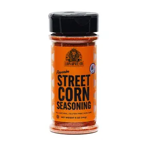 Lion Spice Co. Authentic Mexican Street Corn Seasoning - All-Natural Mexican Elote Spice Mix for Corn, Chili, Popcorn & More