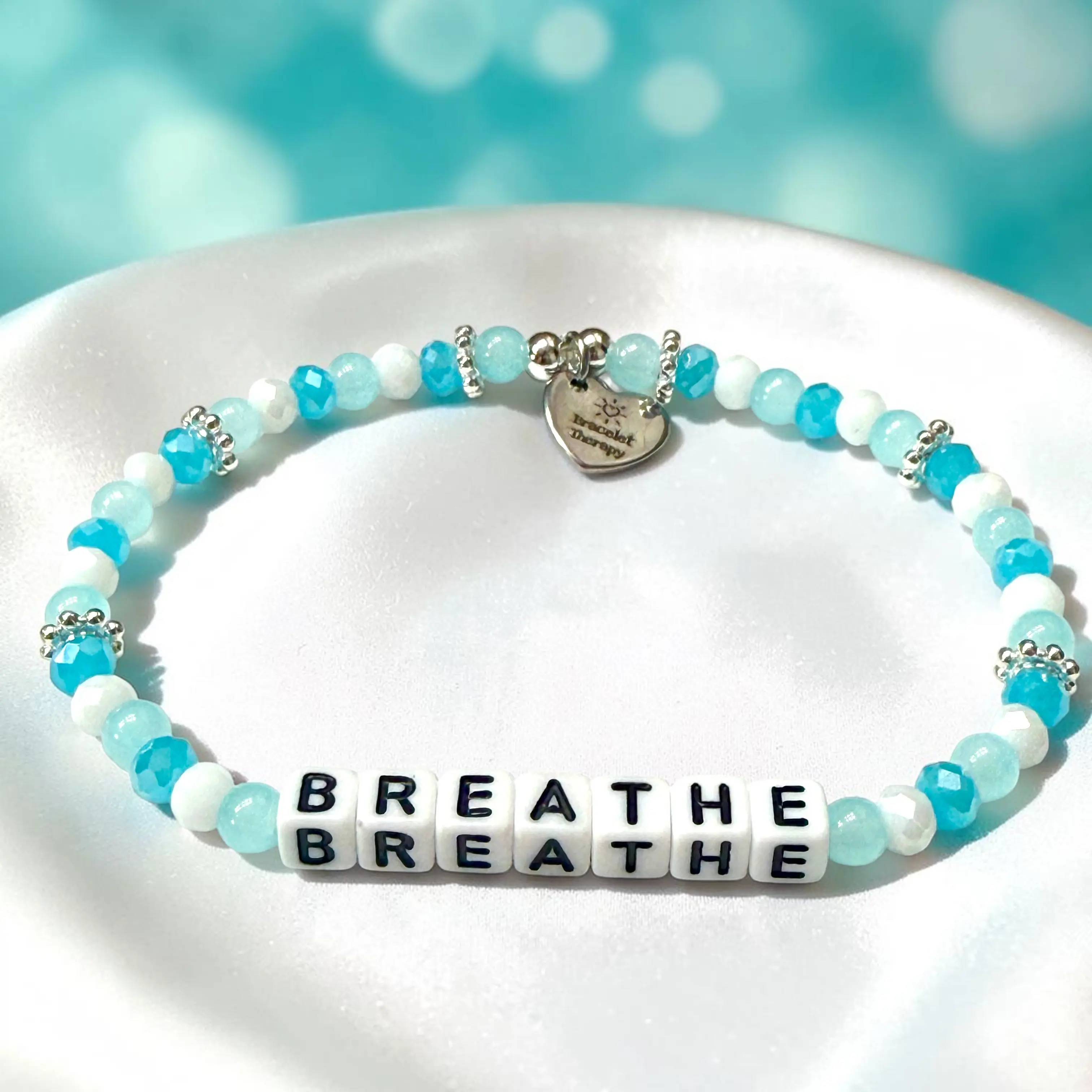 Breathe Bracelet | Just Breathe Bracelet | Just Breathe Bracelet for Women | Inspirational Bracelet for Women | Word Bracelet | Breathe Bracelet | Motivational Jewelry
