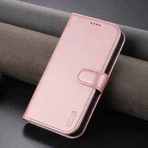 Card Slot Leather Flip Case for iPhone 17 Pro Max, Anti-Drop Protective Cover, Compatible with iPhone 17, 16 Pro Max, 15, 14 Series