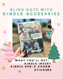 Blind Date with Kindle Accessories – Surprise Bundle for Book Lovers Sticker Sleeve Sticker Packs