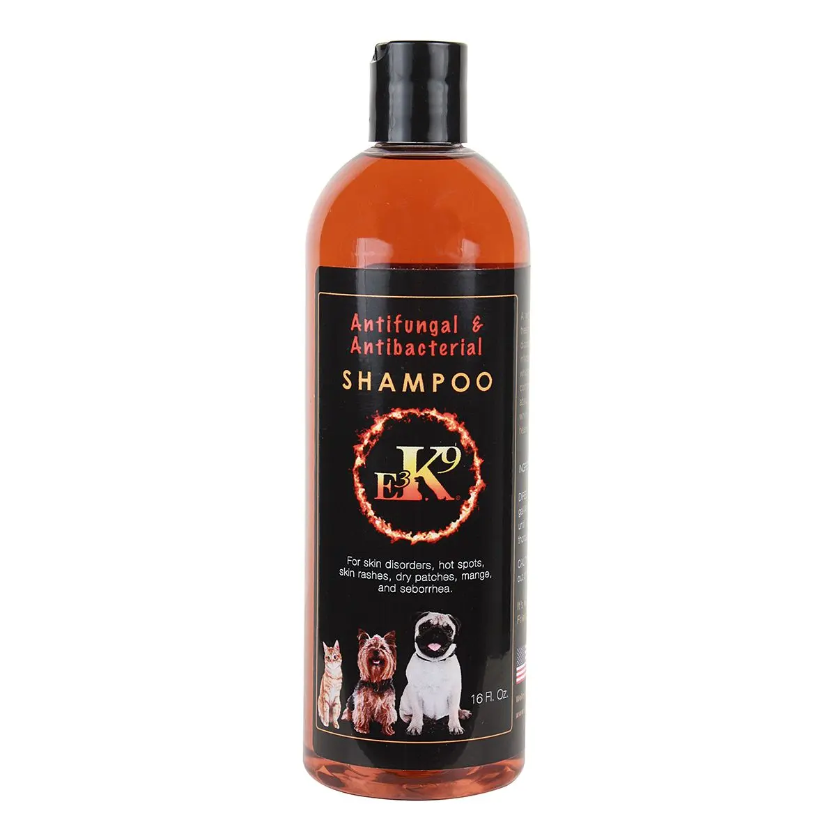 E3 K9 Antibacterial & Antifungal Shampoo - 16 fl oz