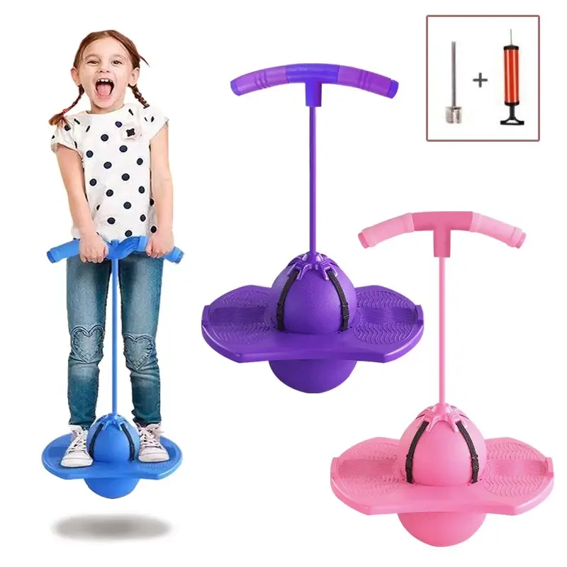 Unisex Frog Jump Bouncing Ball, Kids' Balance Training & High Jump Exercise Equipment