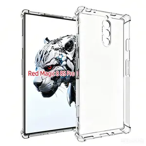 ZTE Nubia Red Magic 8 8S Pro & Redmagic 8 8S Pro Plus, Ultra-Thin Transparent Tpu Soft Shell, Shockproof Matte Cover, Lightweight Protective Sleeve