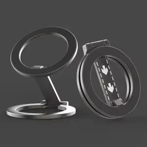 Smartphone Double-Sided Magnetic Phone Ring Holder for iPhone 16, 15, 14 with MagSafe Kickstand and Grip esrmag safe