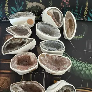 Set of 11 geodes for Stacey