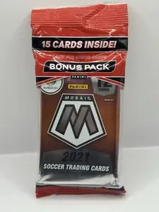 2020-21 Panini Mosaic Soccer UEFA Euro Cello Bonus Pack - Factory Sealed