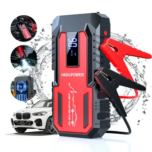 Car Battery Portable Emergency Jump Starter, 12V/14.8V Car Battery Starter, Suitable For 2.38-Gallon Gasoline And 1.85-Gallon Diesel Engines, Car Battery Booster Pack With Built-In LED Lights