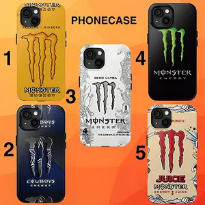 Monster Energy Drink Style Phone Case Compatible with iPhone  11, 12, 13, 14, 15, 16