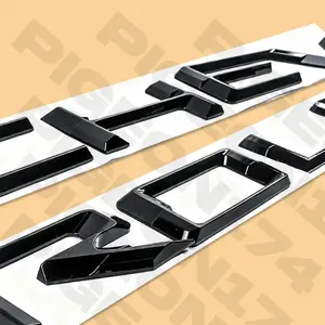 3D RAISED TAILGATE LETTERS INSERT FOR SILVERADO 1500 2500HD 3500HD 19-25 EMBLEMS