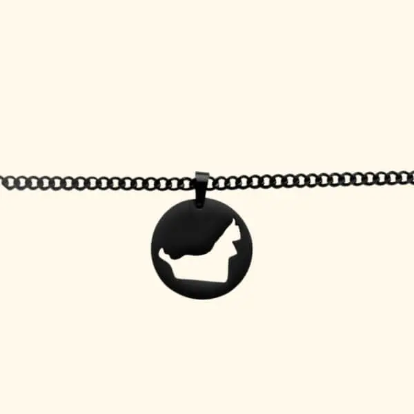 UAE Map Necklace