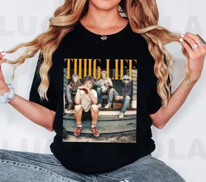 Cheap Golden Girls Thug Life Shirt,Golden Girls Shirt,80's TV Sitcom,Golden Girls Shirt, Golden Girl Gift Shirt, Golden Girls Fan shirt