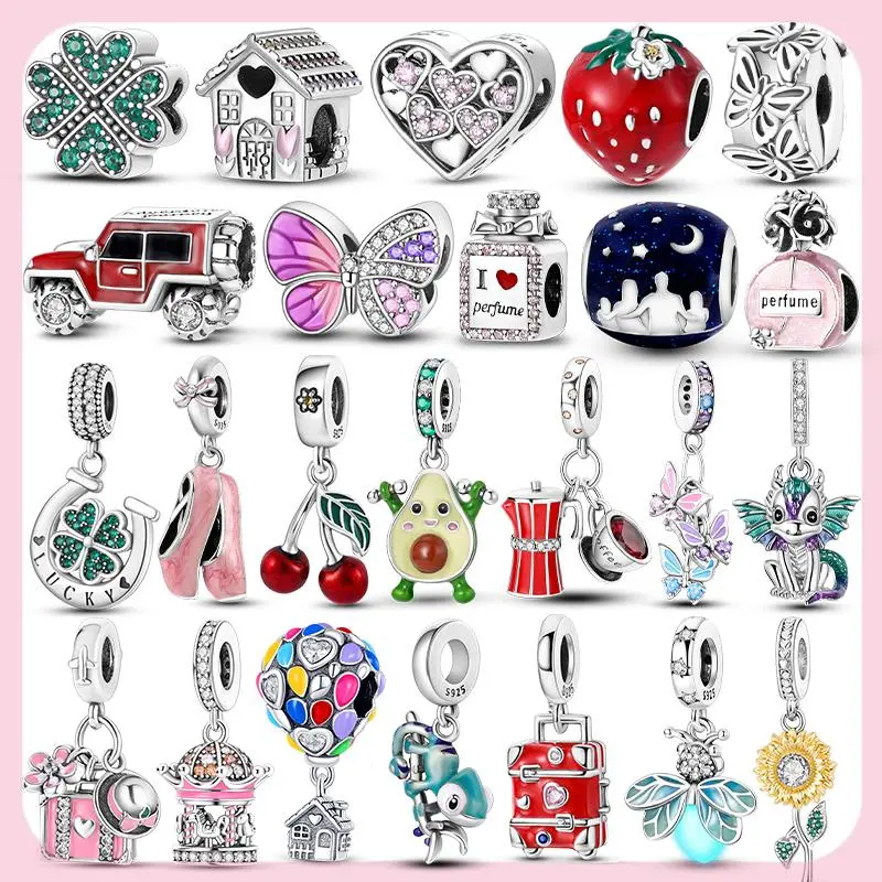 Charms 2026  Original 925 Sterling Silver Charms Beads for Original Pendants Bracelets Charms Dangle DIY Jewelry Gift