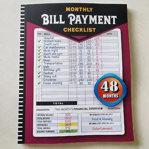 Bill Payment Tracker: monthly bills organizer / bill tracker