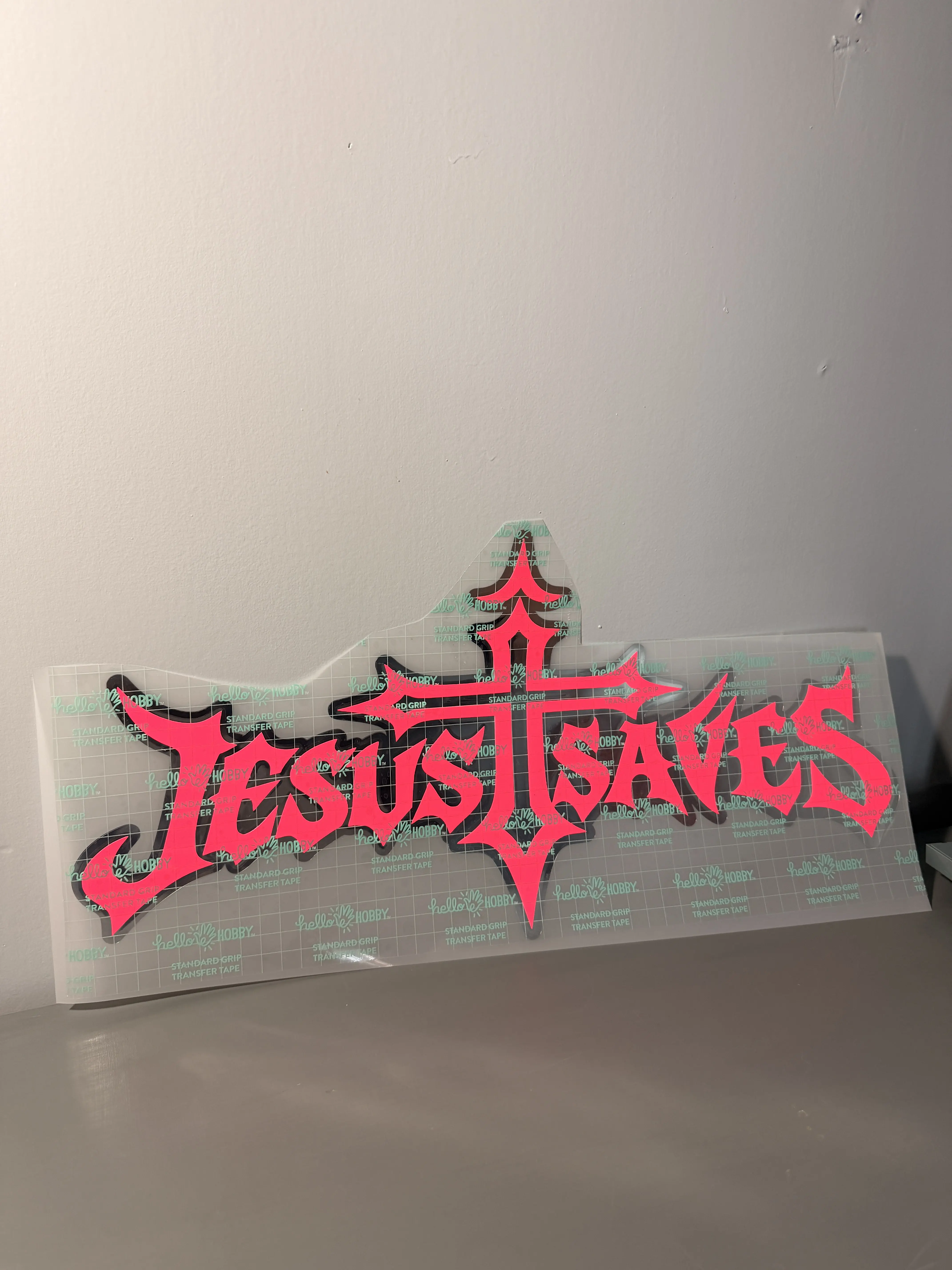 Jesus Saves Vinyl Decal for Cars, Trucks & Windows – Custom Colors