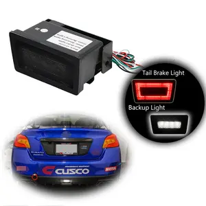 Smoke Housing LED Rear Bumper F1 3rd Brake Light For WRX STI Crosstrek 2011 2012 2013 2014 2015 2016 2017 2018 2019 2020 2021 2022 Replace OEM 84913FG420