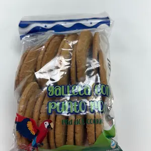 2 Bolsas de galletas con punto rojo  Comali