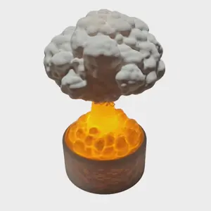 Mushroom Cloud – Atomic Explosion 3D Printed Tea Light Holder