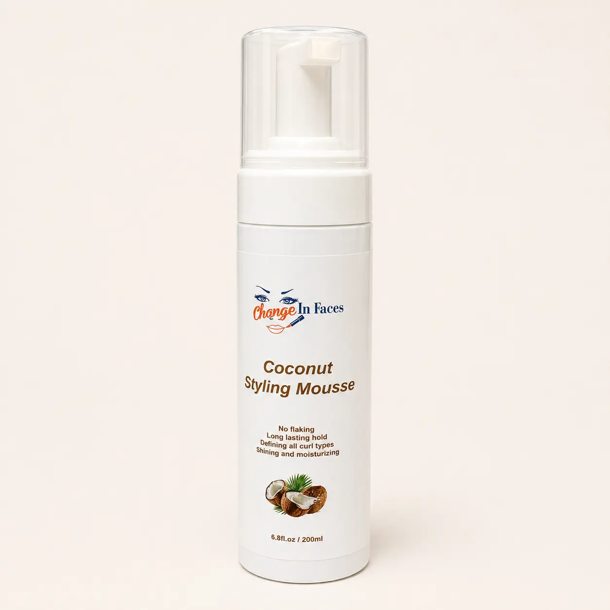 Change In Faces Coconut Styling Mousse Gel Haircare