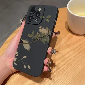Vintage Flower Pattern Floral Phone Case, Anti-drop Cellphone Protective Case, All-inclusive Shockproof Mobile Phone Cover Protector for iPhone 11 12 13 14 15 Pro Max