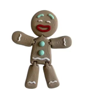 Gingerbread man figure/ Christmas ornament 3D printed