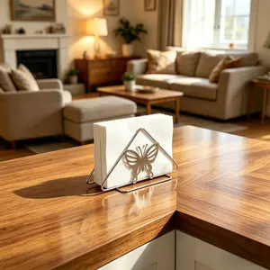 Elegant Butterfly Napkin Holder | Stainless Steel Tissue Stand for Dining Table, Kitchen & BBQ Parties | Stable, Durable & Easy to Clean #DiningEssentials #KitchenOrganizer