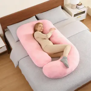 Pregnancy Pillows for Sleeping U Shaped Maternity Full Body Pillow with Hip Leg Back Belly Support for Comfortable Nights