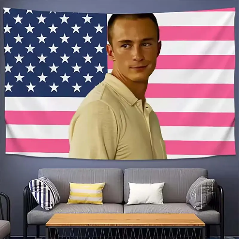 Rafe Cameron Tapestry,Aesthetic Wall Decor Fabric for Bedroom, Dorm Background, Home And Garden Banner Tapestry, Art Decor