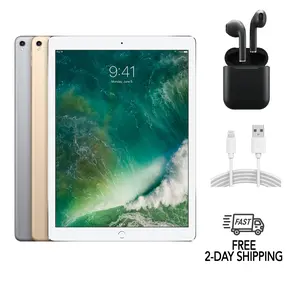 Refurbished Apple iPad Pro 12.9" (2nd Gen) A1670 (WiFi) Acceptable Condition with Wireless Earbuds & 1 Year Warranty