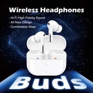 Wireless Bluetooth-compatible Earbuds Long Battery Life Excellent Sound Low Latency In-Ear Headphones, Wireless Charging Protocol Supported