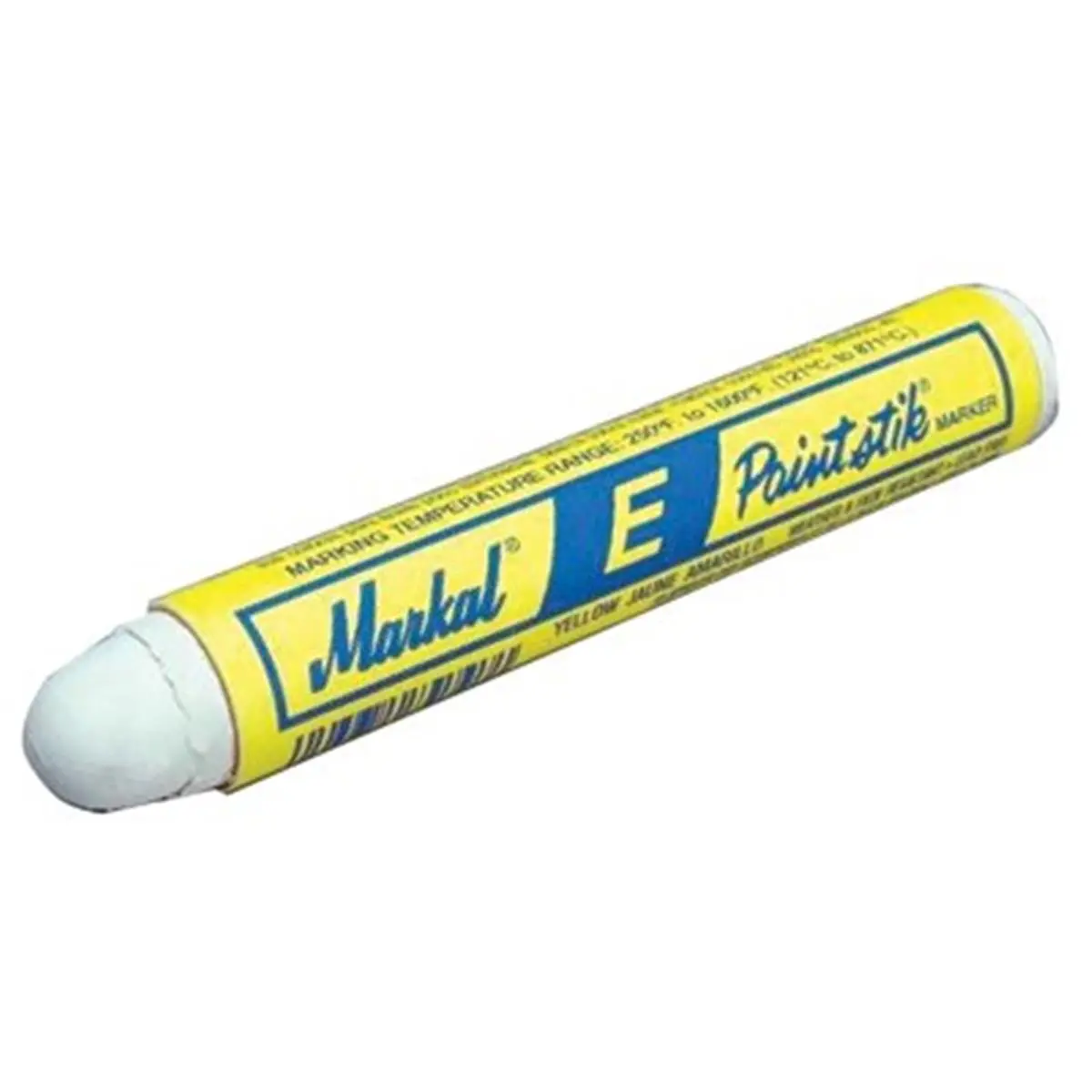 Markal Yellow E Paintstik Marker - Vegetable Oil-Based Office Writing Tool for Coding Mark, Layout, High Vis in Dimly Lit Areas