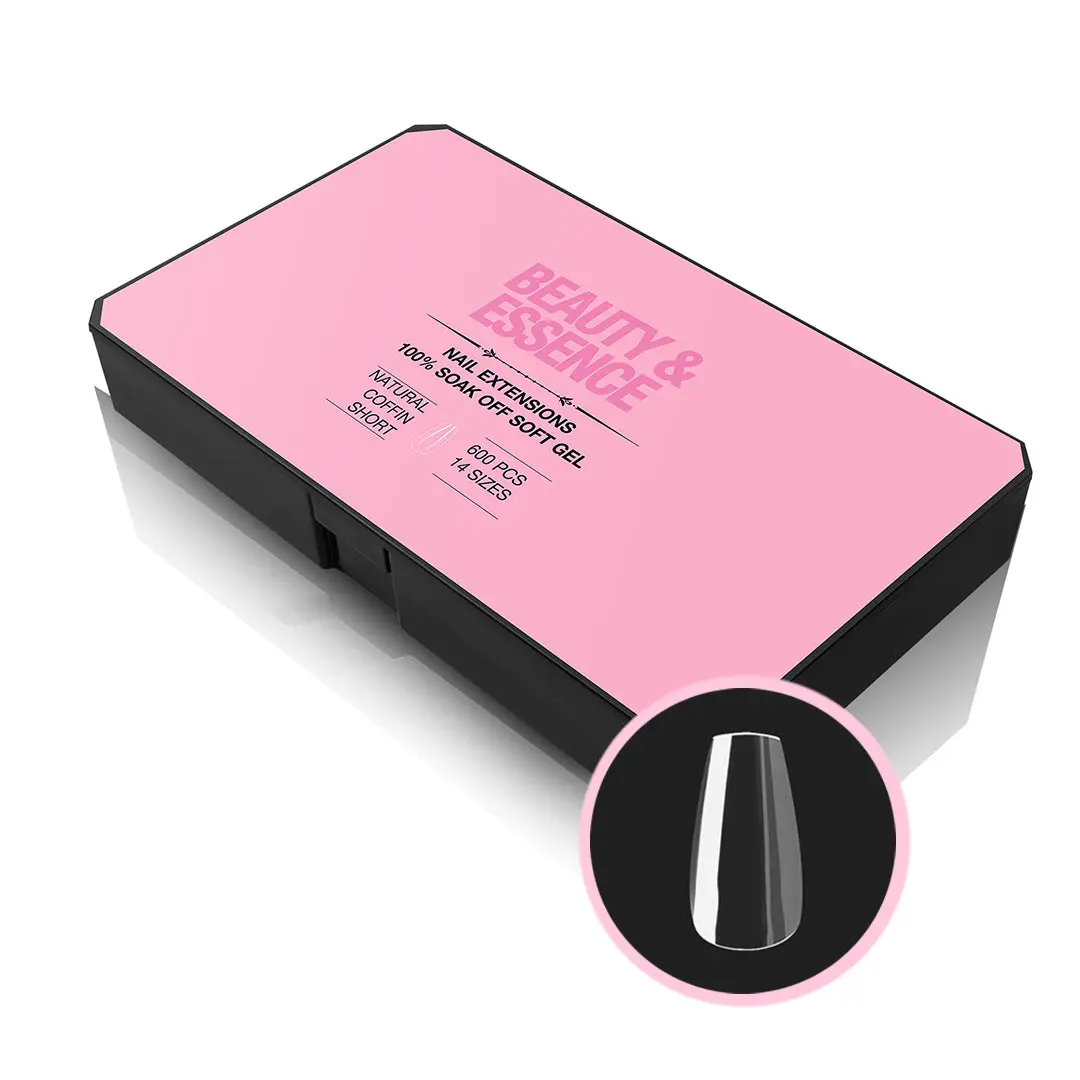 Coffin Short Full Soft Gel Tips