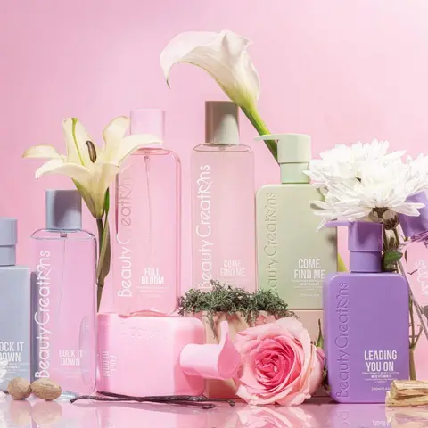 Beauty Creations Women's Fragrance Beauty Set - Bodycare 2-Item Multi-Pack, Diverse Scents (Musk, Vanilla, Fresh Clean Citrus), Mist & Lotion for Personal Care Selfcare Routine
