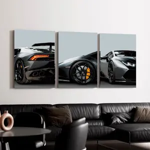 Lamborghini Huracan Poster Print 3 Super Car Wall Decorations for Garage and Living Room Decoration High-Quality Art Print