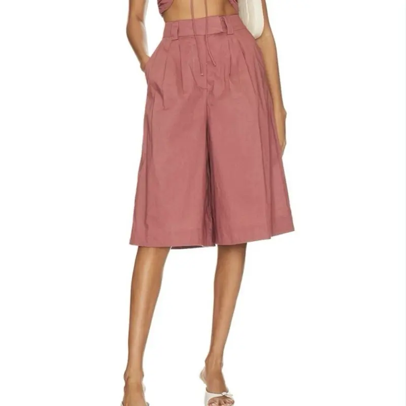 Free People Long Parachute Shorts in Cinnamon Brown - Size: 12