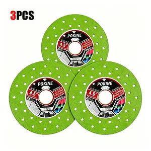 POKINE 1PCS/3PCS 115mm Diamond Saw Blade for Tile Marble Ceramic Cutting – 45° Chamfer Angle Grinder Cutting Disc for Smooth Fast Cutting，Angle Grinder Tools summervibes outdoorfun