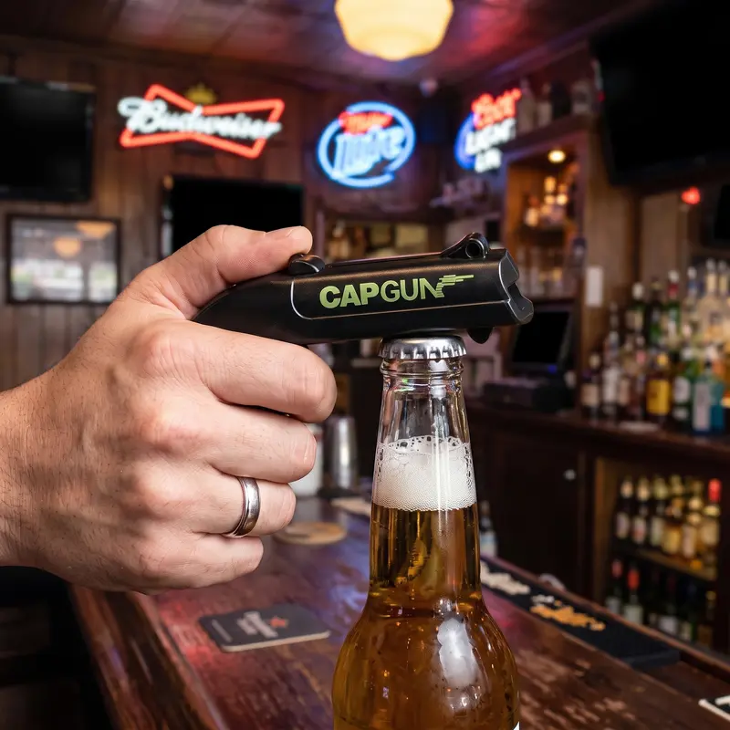 Creative Bottle Opener, Kitchen & Bar Utensils, Cool Gifts for Guys & Gifts for Him, Man Cave Gadgets for BBQ & Home Party Use