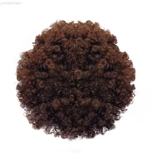 Afro Puff Drawstring Ponytail, Kinky Curly Bun Hair Extension, Fluffy Natural Explosion Hair Scrunchie for Women