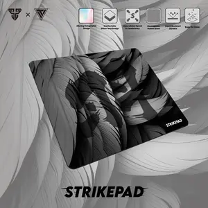 FANTECH Strikepad MST491 MST901 Gaming Mouse Pad, Waterproof & Fast-Tracking, Consistent X/Y Axis Movement, No Edge Stitching, Rubber Base, Holographic Design Mouse Mat, Non Slip Mousepad