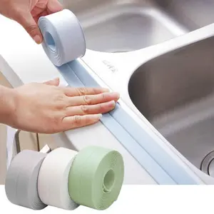 Waterproof Mold Resistant Toilet Seal Strip, Self-Adhesive Sealing Tape for Kitchen and Bathroom, Moisture-Proof Bathing Tape for Attractive Sink Seams