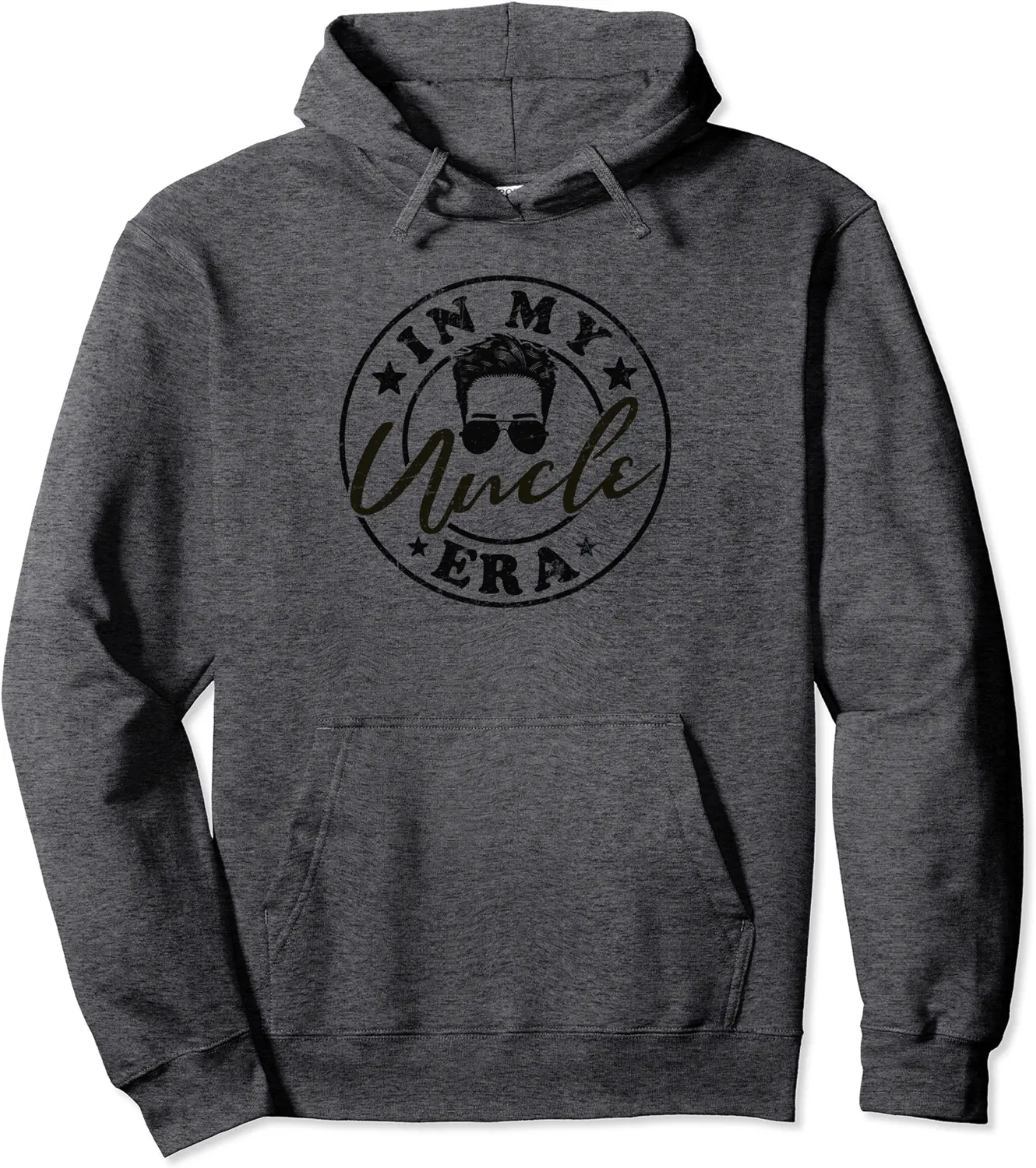 In My Uncle Era Unc Retro Messy Bun Pullover Hoodie - Antonioja Shop 34B0CP3BYFHQ