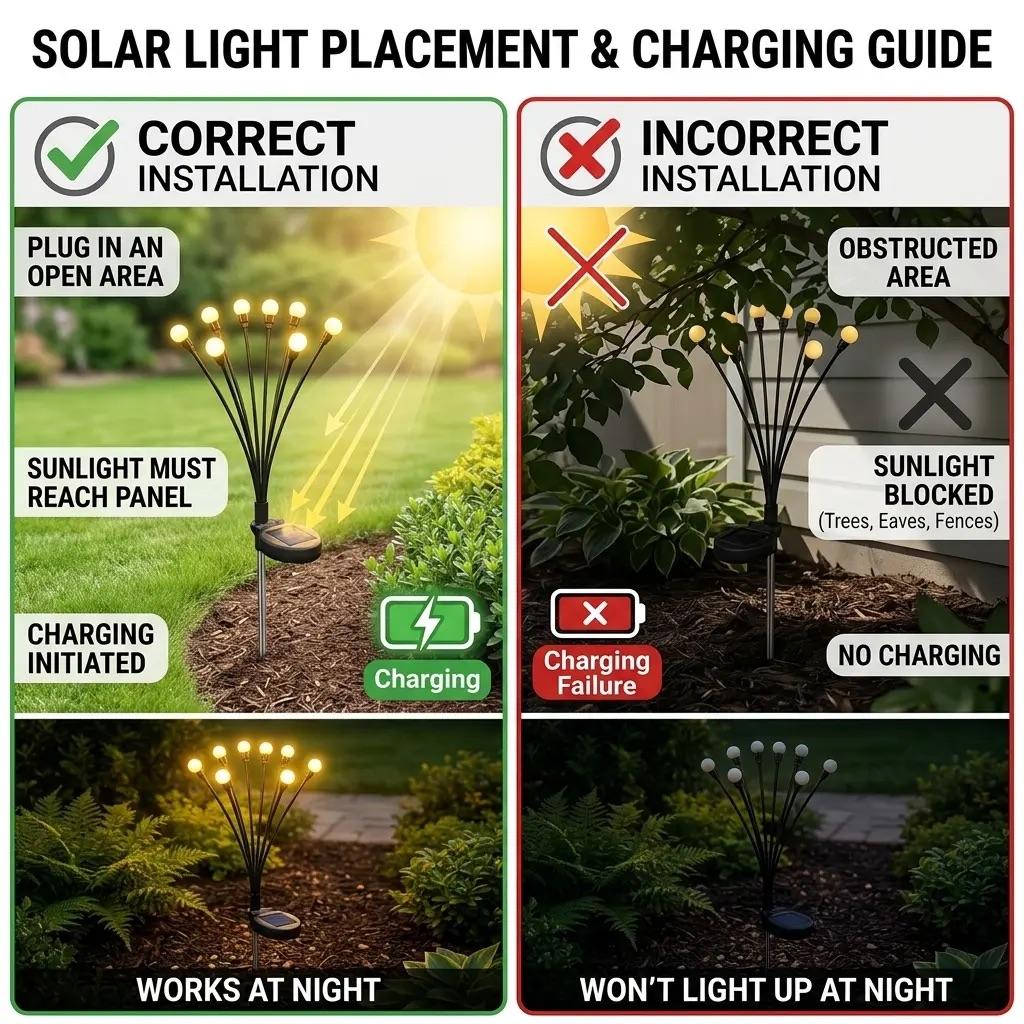 Outdoor Solar Firefly Lights, 4/8 Pack Waterproof Garden Stake Lights with Auto Dusk-to-Dawn Glow, 32/64 LED Bulbs for Yard, Patio, Pathway, Walkway & Landscape Decor Outdoor Solar Firefly Lights, 4/8 Pack Waterproof Garden Stake Lights with Auto Dusk-to-Dawn Glow, 32/64 LED Bulbs for Yard, Patio, Pathway, Walkway & Landscape Decor
