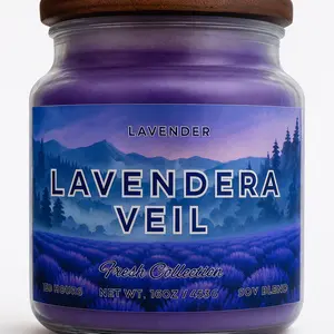Lavandera Veil – Luxury Lavender-Inspired Candle