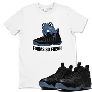 Air Foamposite One Carbon Fiber Shirt, Foamposite One Carbon Fiber Graphic T-Shirt, Foams So Fresh Tee Match Sneaker, Wardrobe